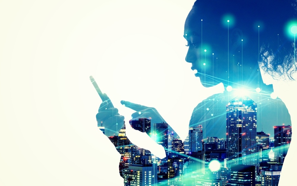 Woman on Smart Phone